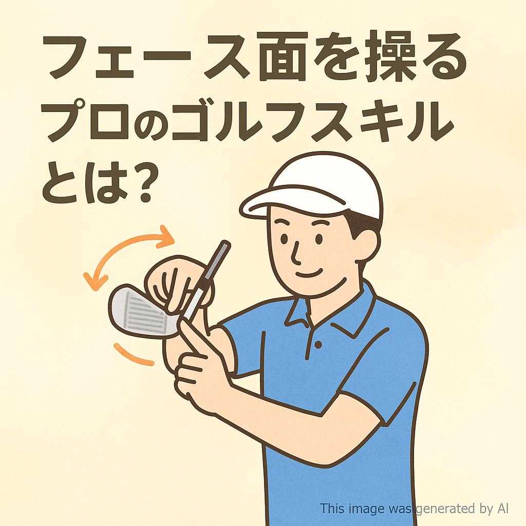 フェース面を操るプロのゴルフスキルとは？