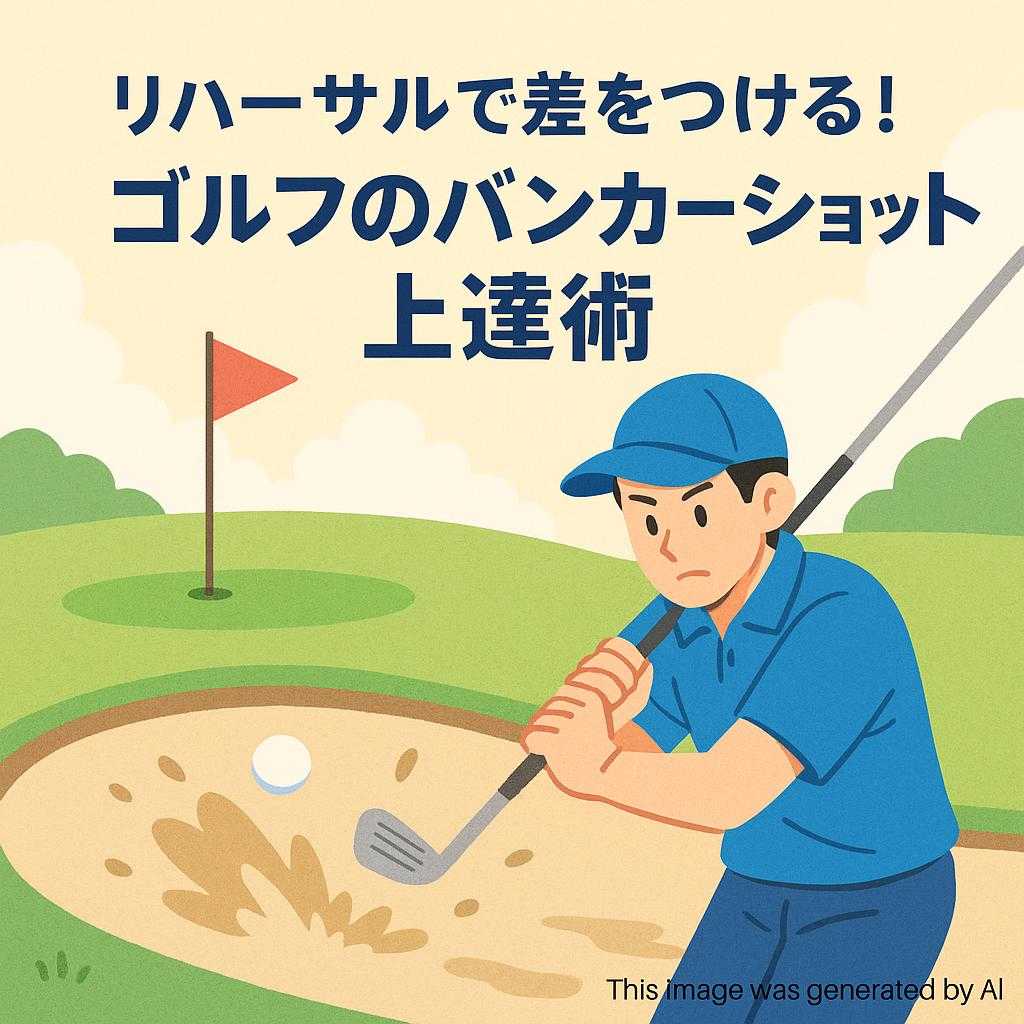 リハーサルで差をつける！ゴルフのバンカーショット上達術