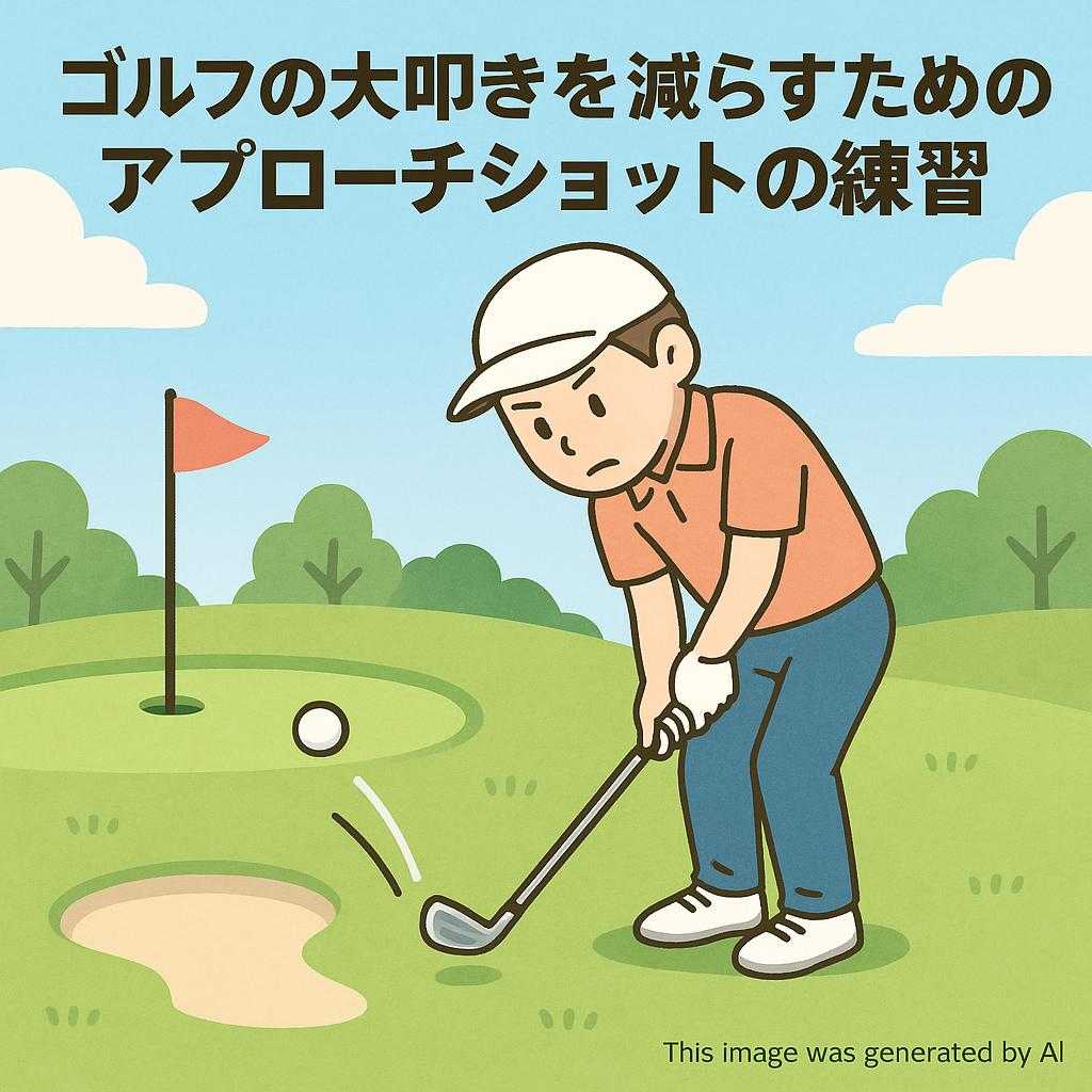 ゴルフの大叩きを減らすためのアプローチショットの練習