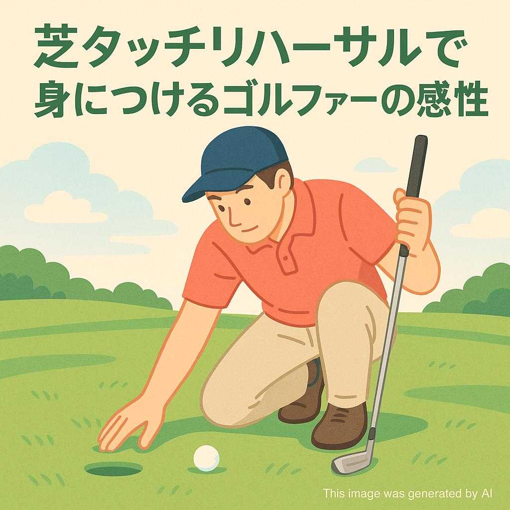 芝タッチリハーサルで身につけるゴルファーの感性