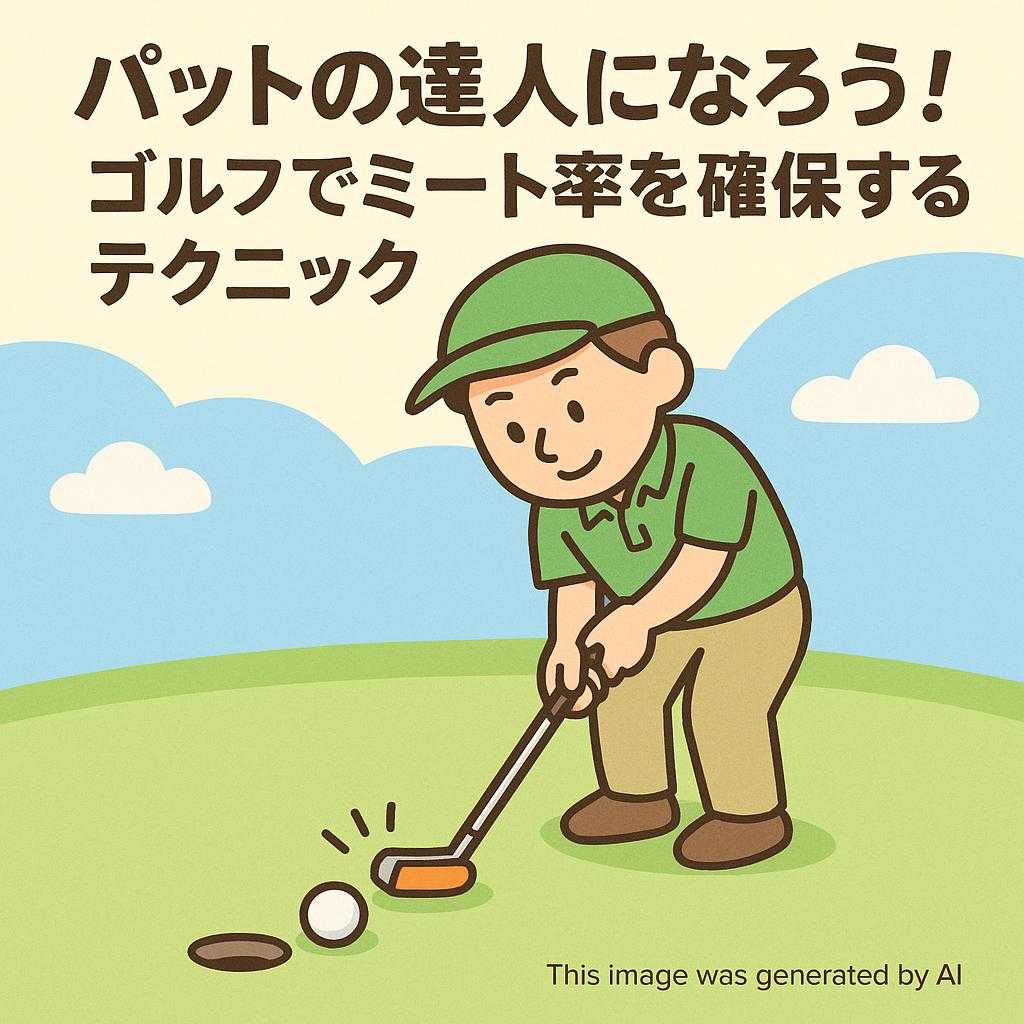 パットの達人になろう！ゴルフでミート率を確保するテクニック