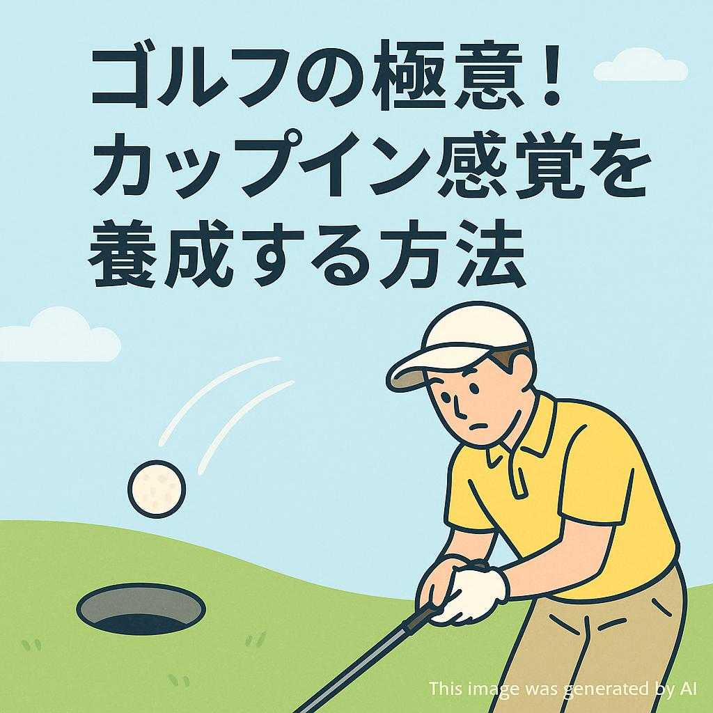 ゴルフの極意！カップイン感覚を養成する方法