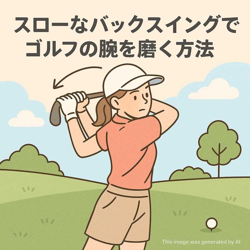 スローなバックスイングでゴルフの腕を磨く方法