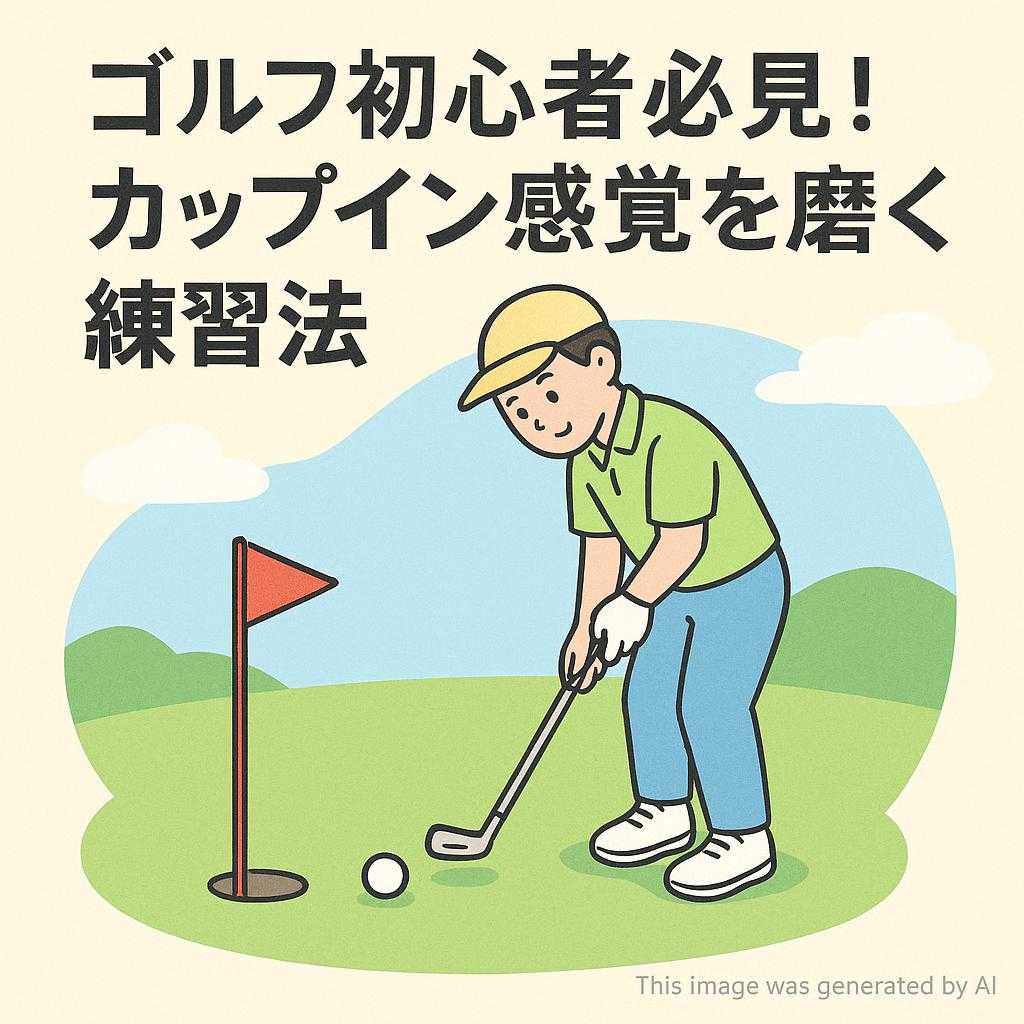 ゴルフ初心者必見！カップイン感覚を磨く練習法