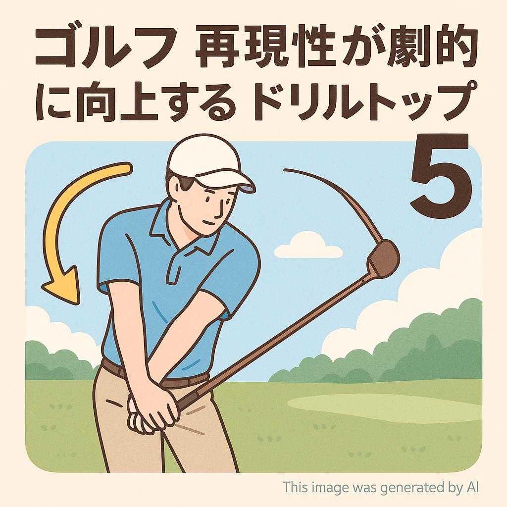 ゴルフ再現性が劇的に向上するドリルトップ5