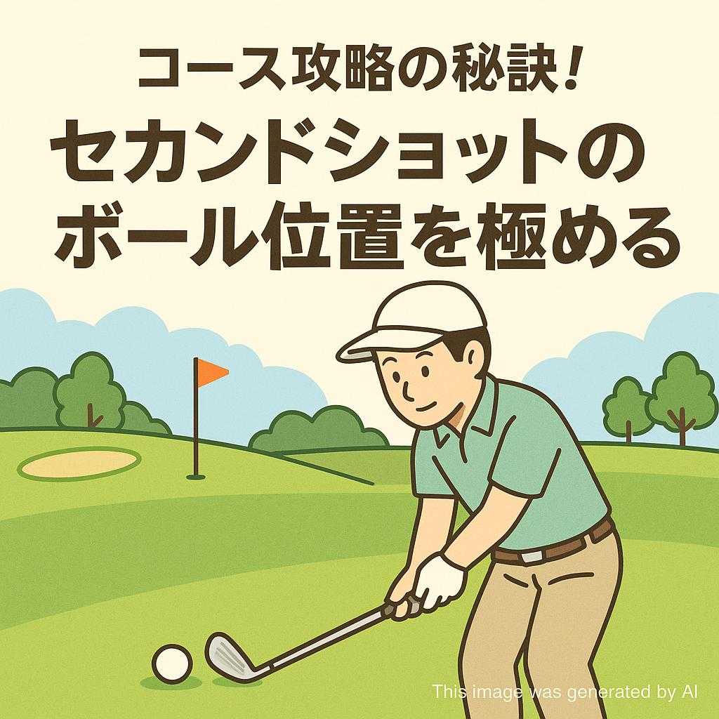 コース攻略の秘訣！セカンドショットのボール位置を極める
