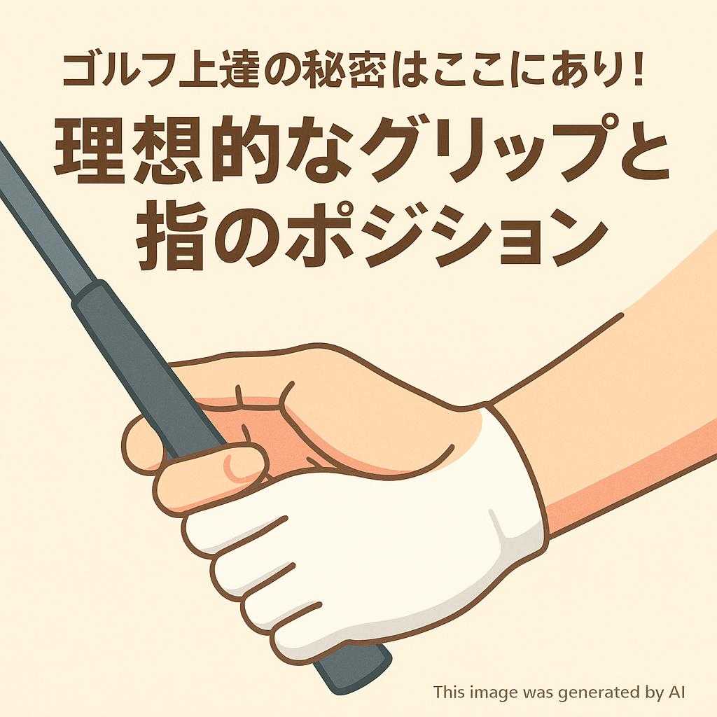 ゴルフ上達の秘密はここにあり！理想的なグリップと指のポジション