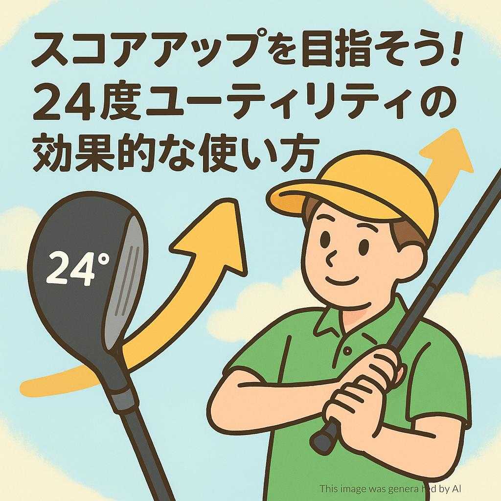 スコアアップを目指そう！24度ユーティリティの効果的な使い方