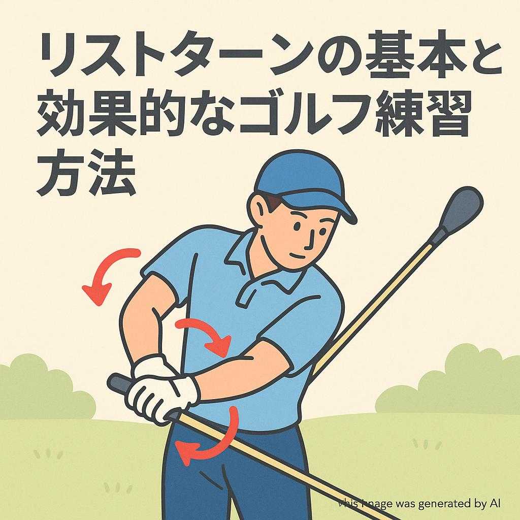 リストターンの基本と効果的なゴルフ練習方法