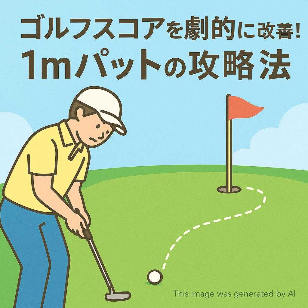 ゴルフスコアを劇的に改善！1mパットの攻略法