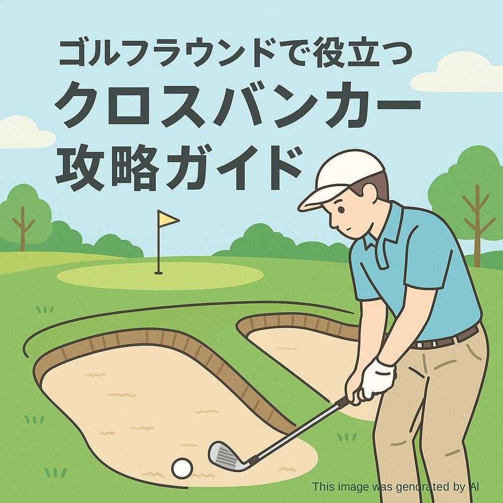 ゴルフラウンドで役立つクロスバンカー攻略ガイド