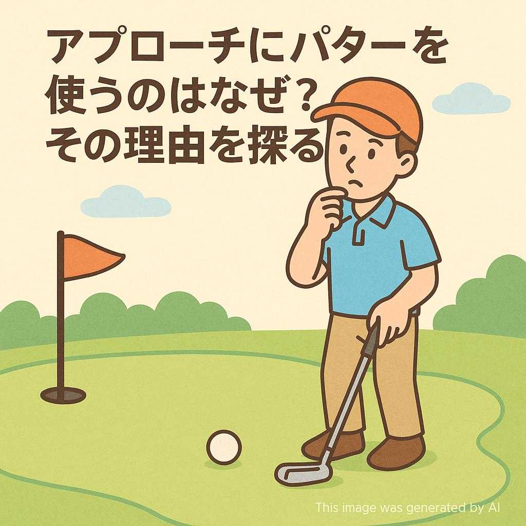 アプローチにパターを使うのはなぜ？その理由を探る