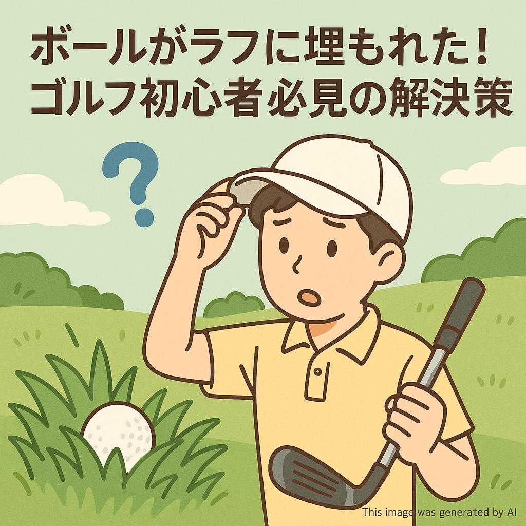 ボールがラフに埋もれた！ゴルフ初心者必見の解決策
