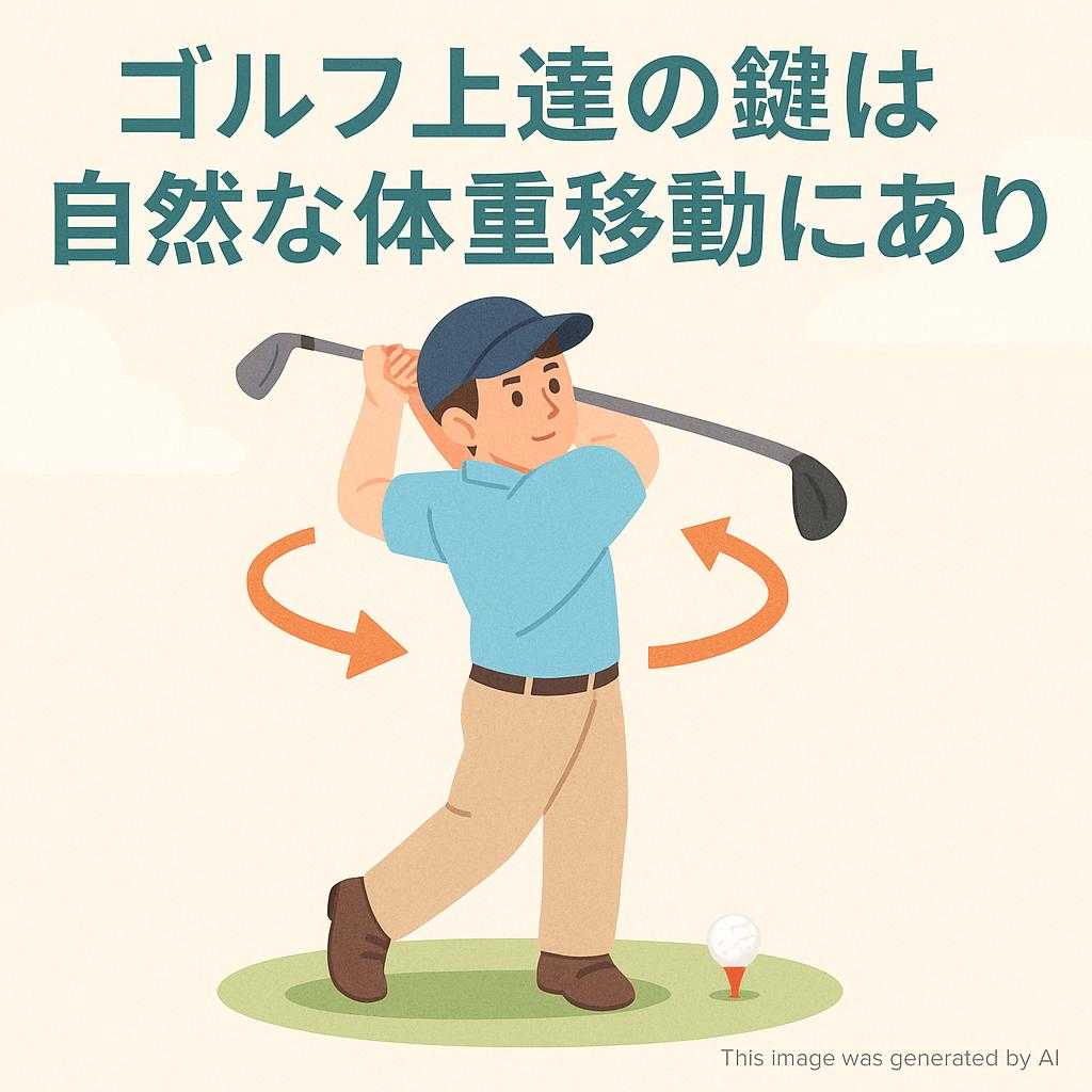 ゴルフ上達の鍵は自然な体重移動にあり
