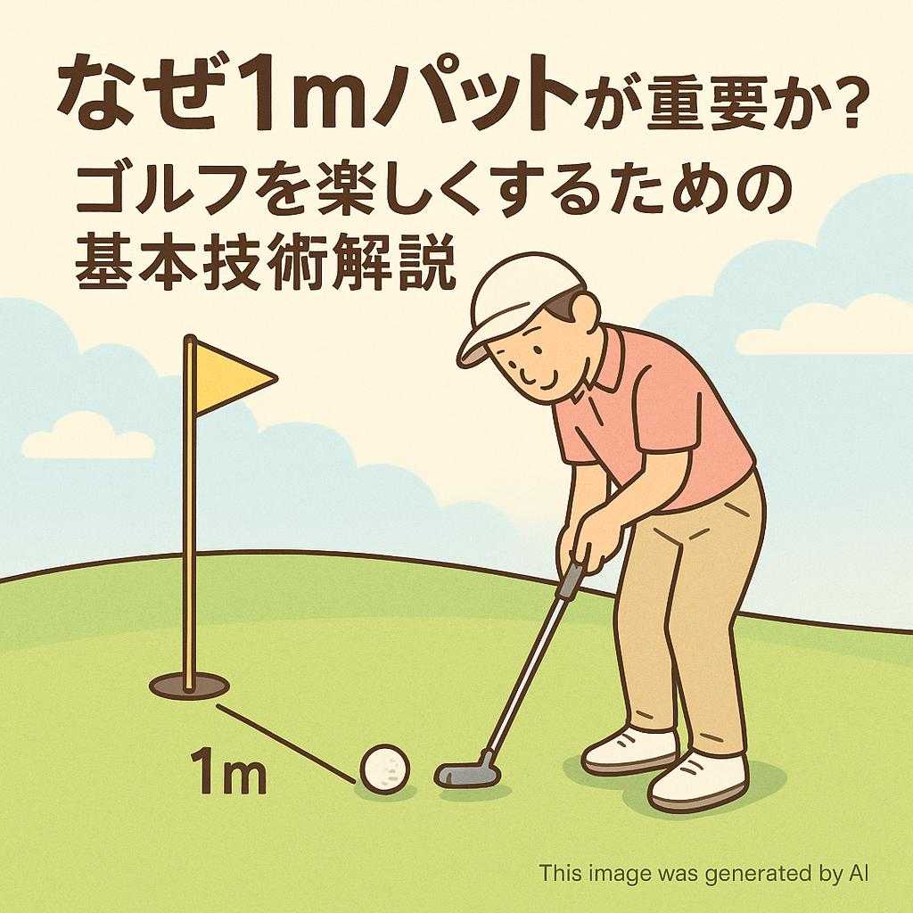 なぜ1mパットが重要か？ゴルフを楽しくするための基本技術解説