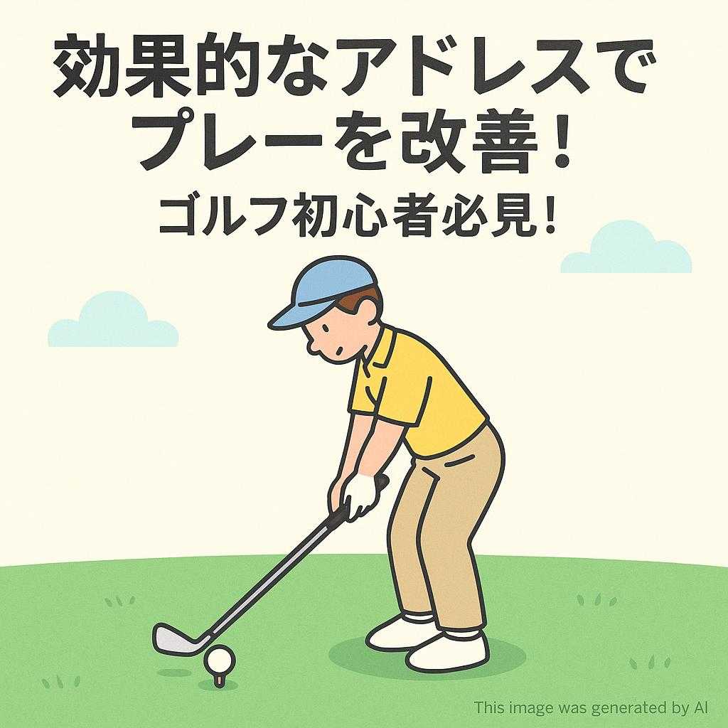 効果的なアドレスでプレーを改善！ゴルフ初心者必見！