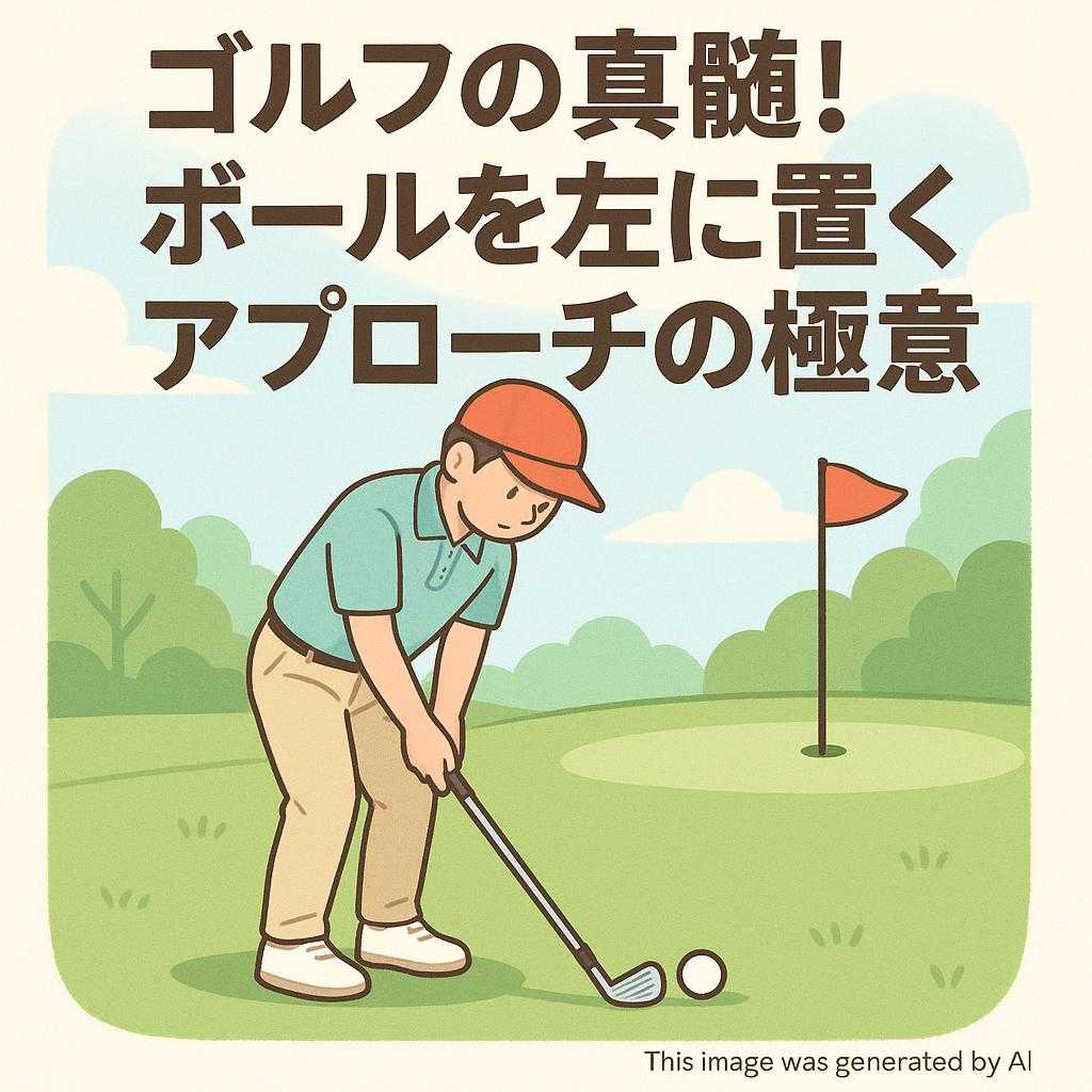 ゴルフの真髄！ボールを左に置くアプローチの極意