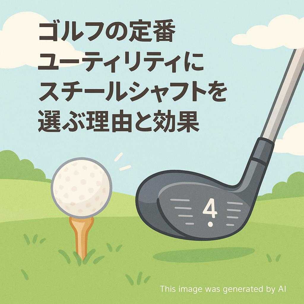 ゴルフの定番 ユーティリティにスチールシャフトを選ぶ理由と効果