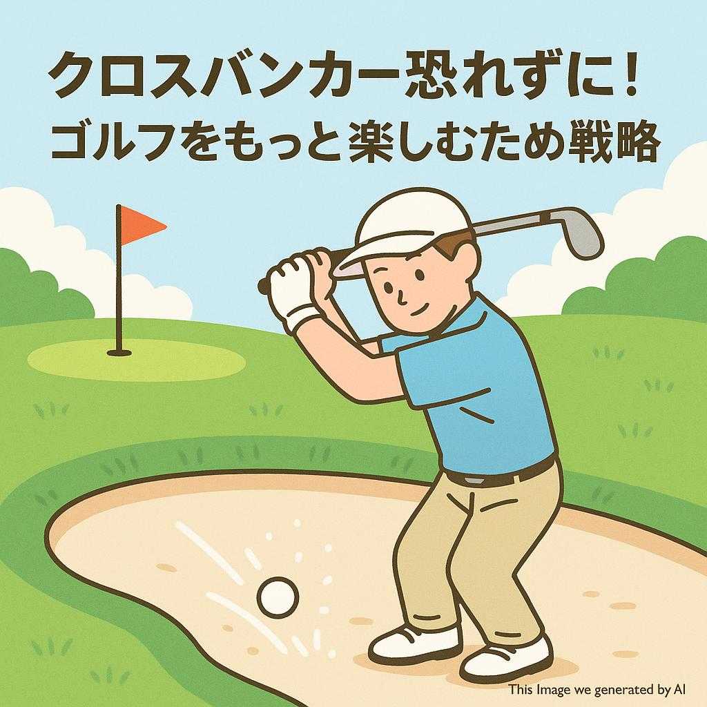 クロスバンカー恐れずに! ゴルフをもっと楽しむための戦略