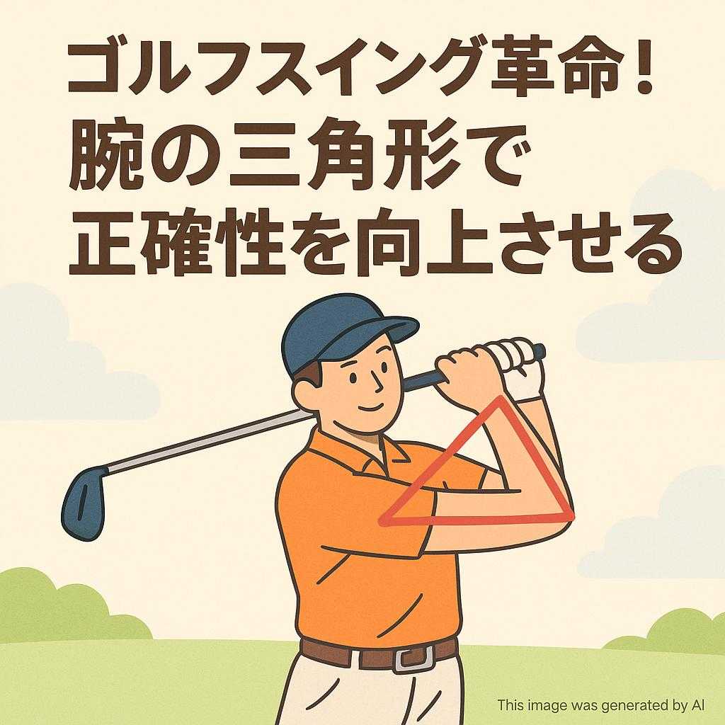 ゴルフスイング革命！腕の三角形で正確性を向上させる