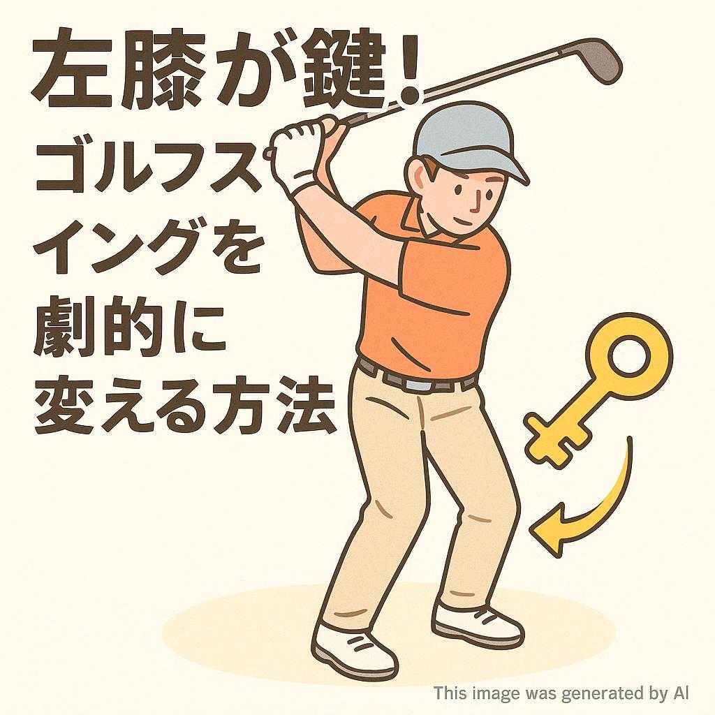 左膝が鍵！ゴルフスイングを劇的に変える方法