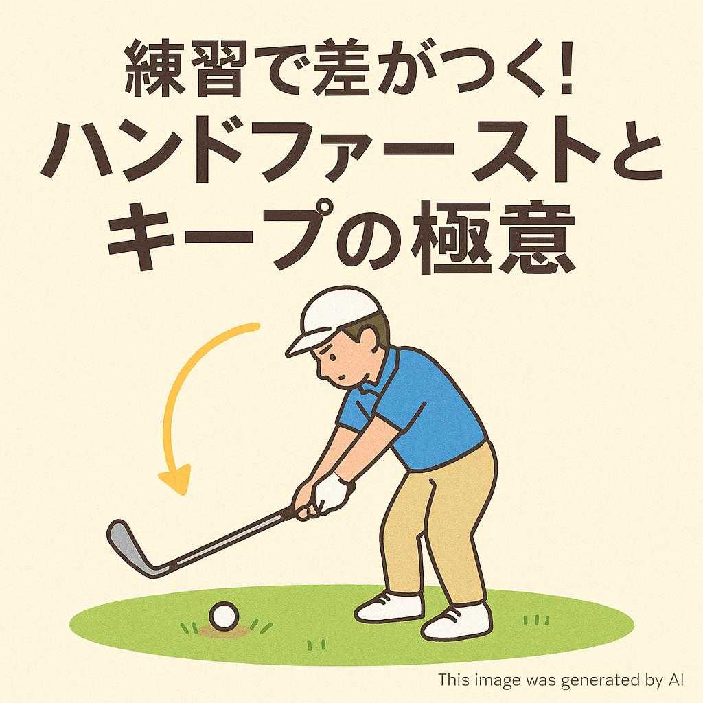 練習で差がつく！ハンドファーストとキープの極意