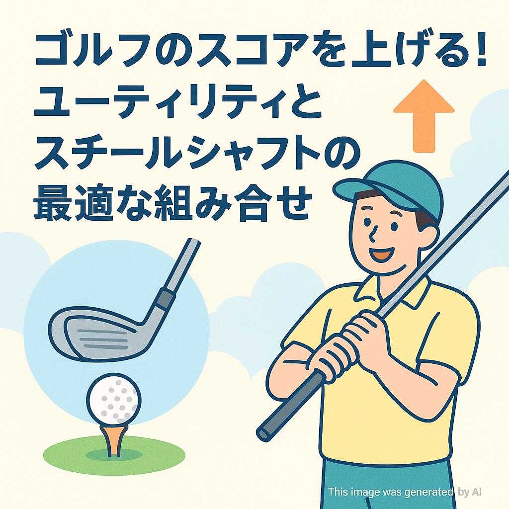 ゴルフのスコアを上げる！ユーティリティとスチールシャフトの最適な組み合わせ