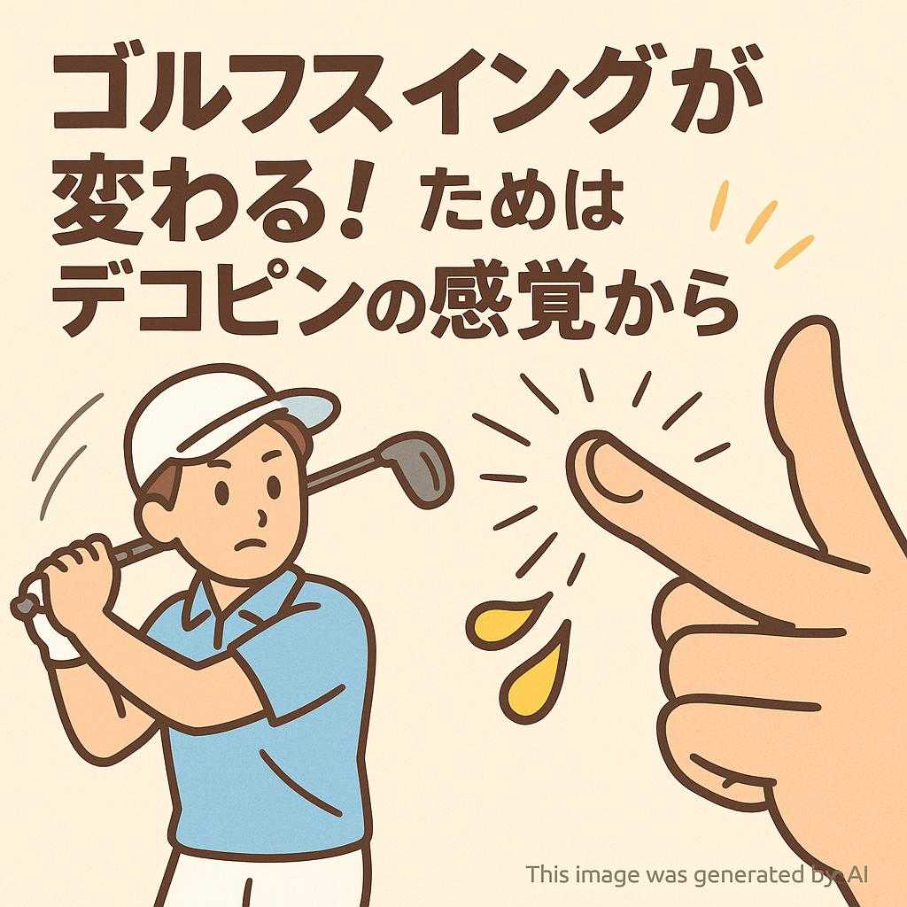 ゴルフスイングが変わる！ためはデコピンの感覚から