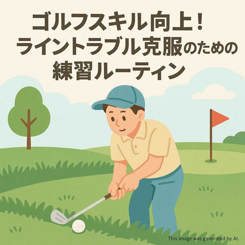 ゴルフスキル向上！ライントラブル克服のための練習ルーティン