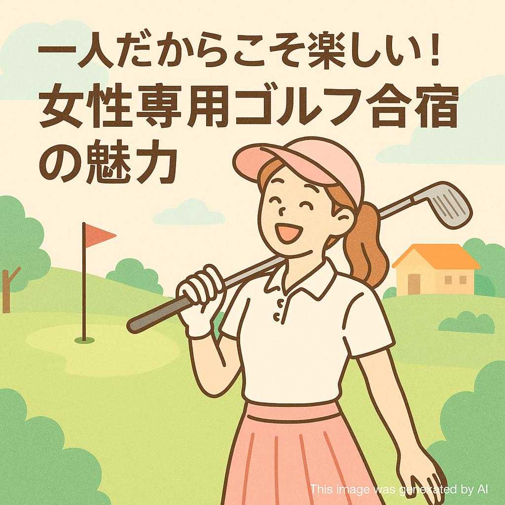 一人だからこそ楽しい！女性専用ゴルフ合宿の魅力