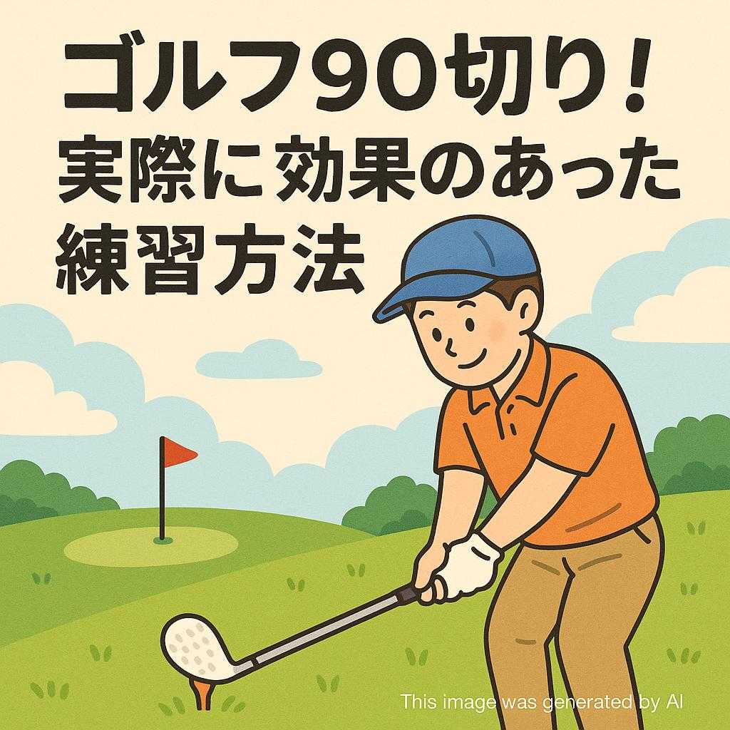ゴルフ90切り！実際に効果のあった練習方法