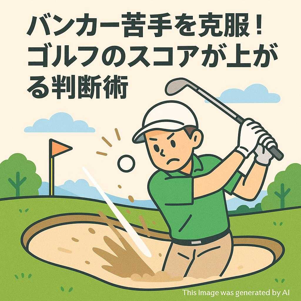 バンカー苦手を克服！ゴルフのスコアが上がる判断術