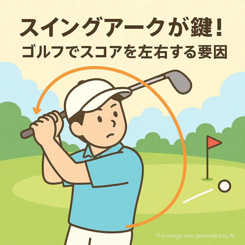 スイングアークが鍵！ゴルフでスコアを左右する要因
