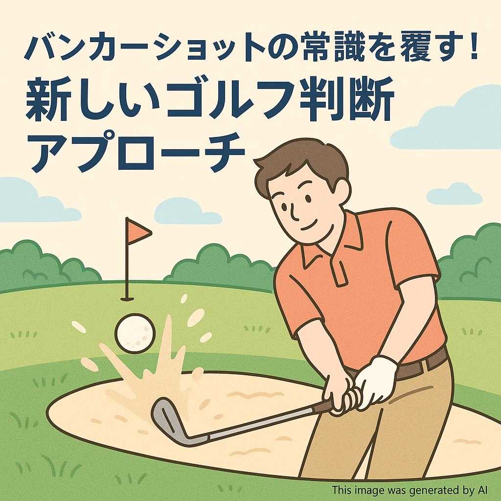バンカーショットの常識を覆す！新しいゴルフ判断アプローチ