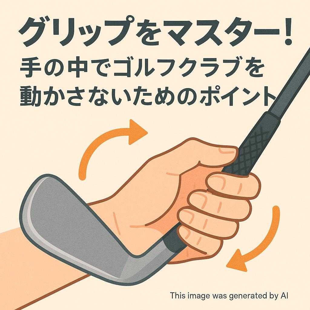 グリップをマスター！手の中でゴルフクラブを動かさないためのポイント