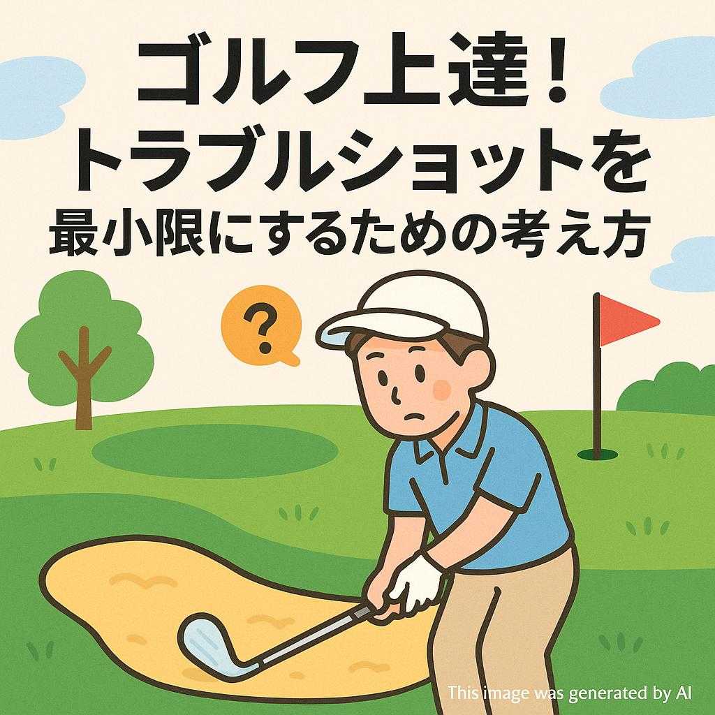 ゴルフ上達！トラブルショットを最小限にするための考え方