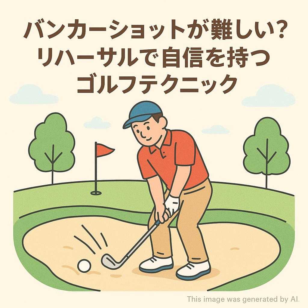 バンカーショットが難しい？リハーサルで自信を持つゴルフテクニック