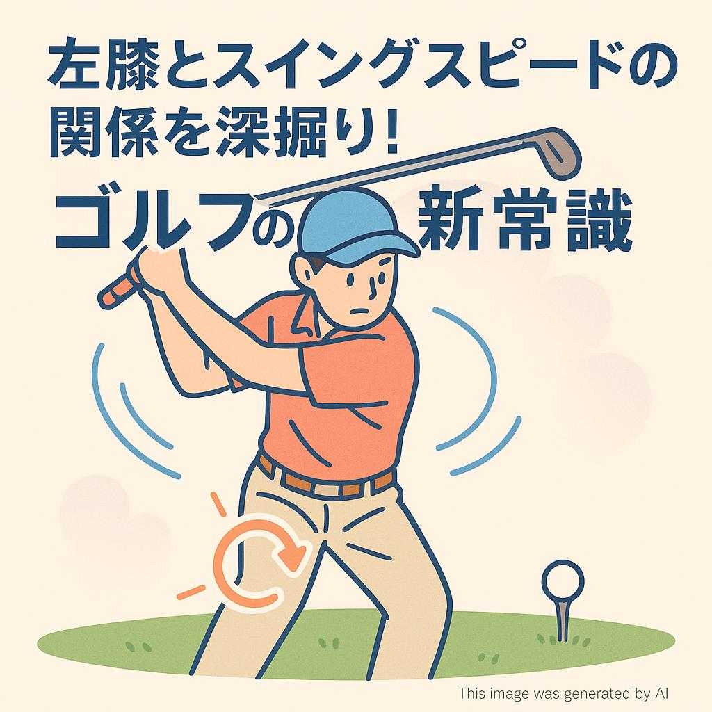 左膝とスイングスピードの関係を深掘り！ゴルフの新常識