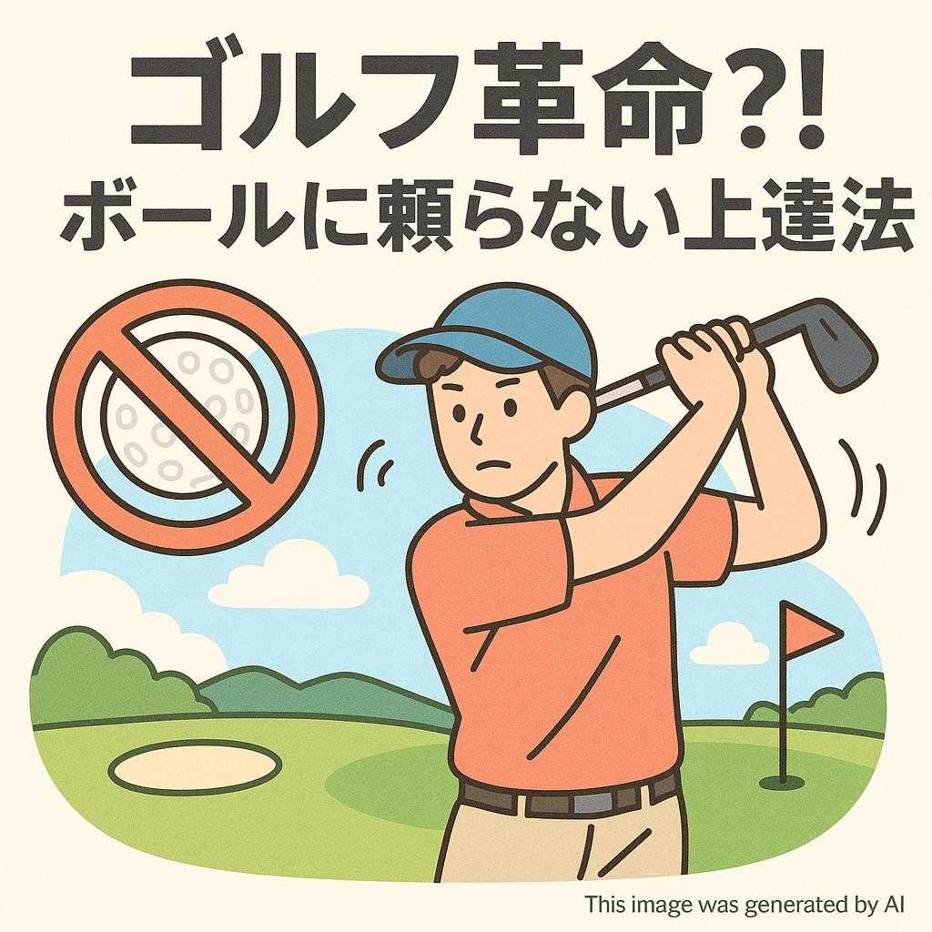ゴルフ革命?! ボールに頼らない上達法
