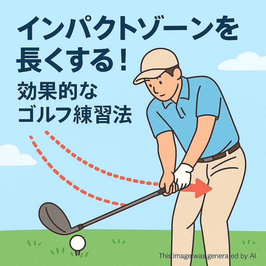 インパクトゾーンを長くする！効果的なゴルフ練習法