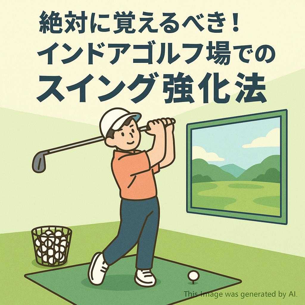 絶対に覚えるべき！インドアゴルフ場でのスイング強化法