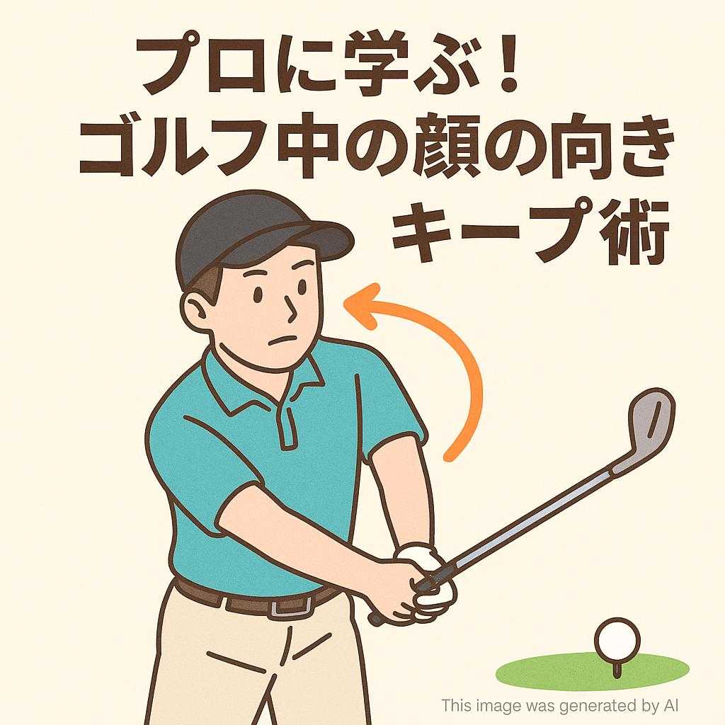 プロに学ぶ！ゴルフ中の顔の向きキープ術