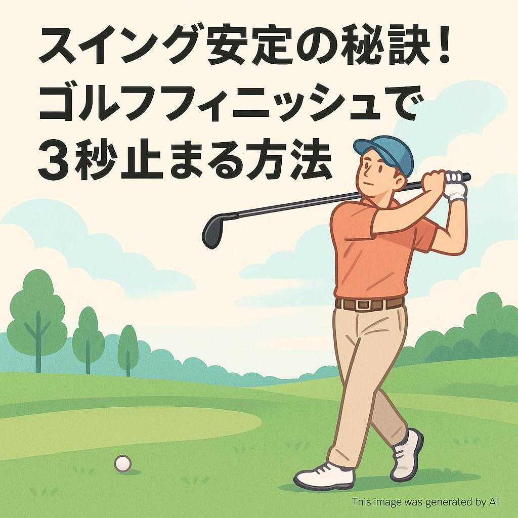 スイング安定の秘訣！ゴルフフィニッシュで3秒止まる方法