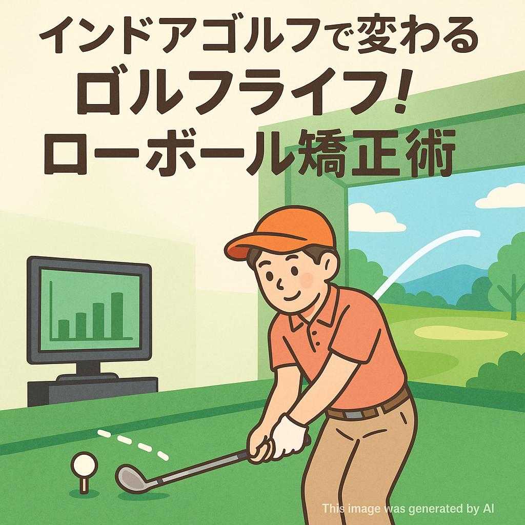 インドアゴルフで変わるゴルフライフ！ローボール矯正術