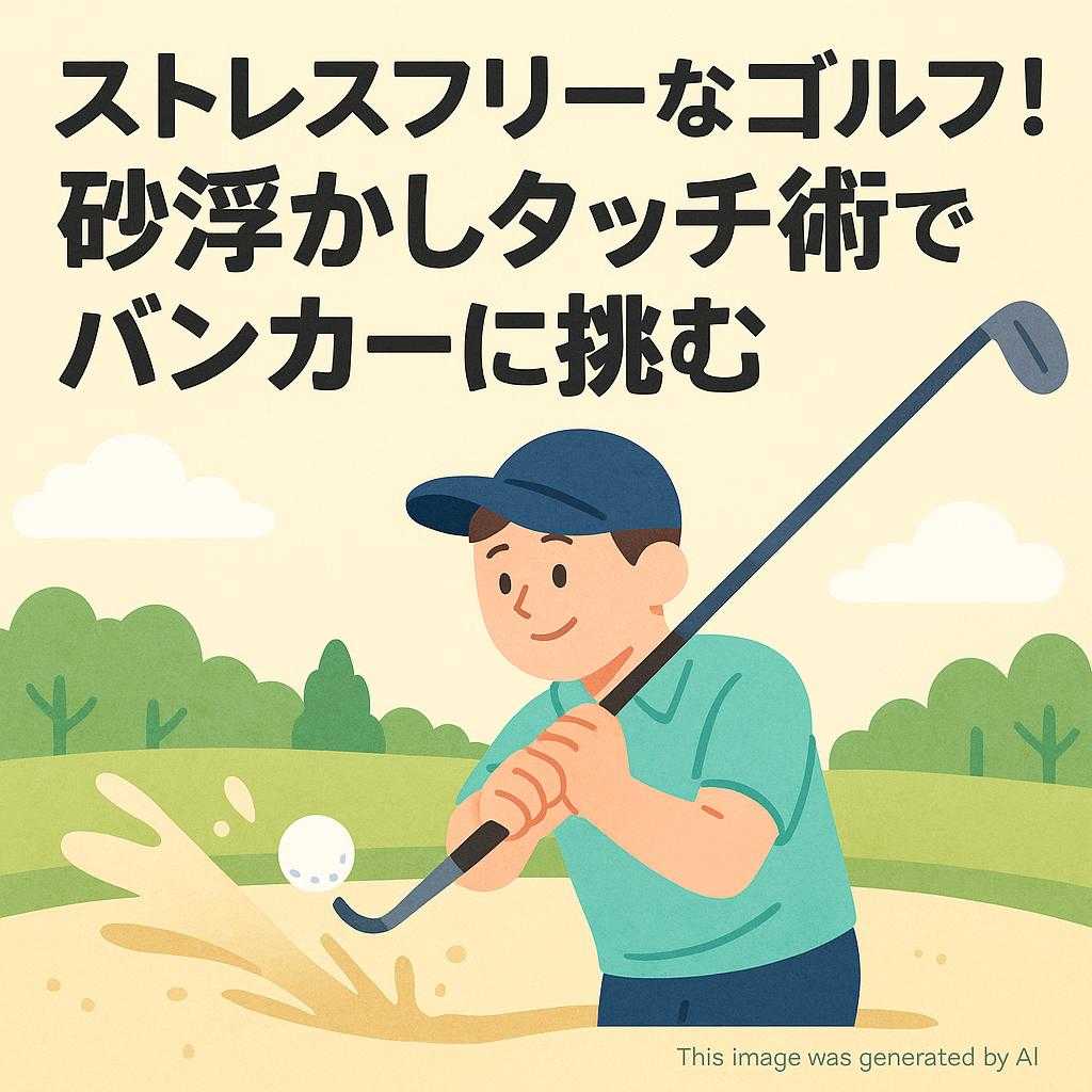 ストレスフリーなゴルフ！砂浮かしタッチ術でバンカーに挑む
