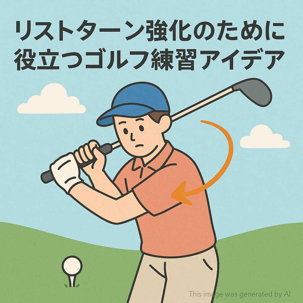 リストターン強化のために役立つゴルフ練習アイデア