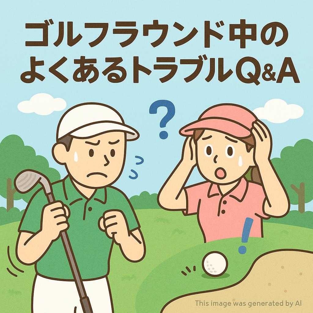 ゴルフラウンド中のよくあるトラブルQ&A