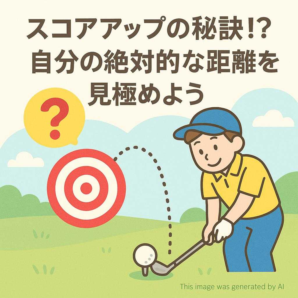 スコアアップの秘訣!? 自分の絶対的な距離を見極めよう