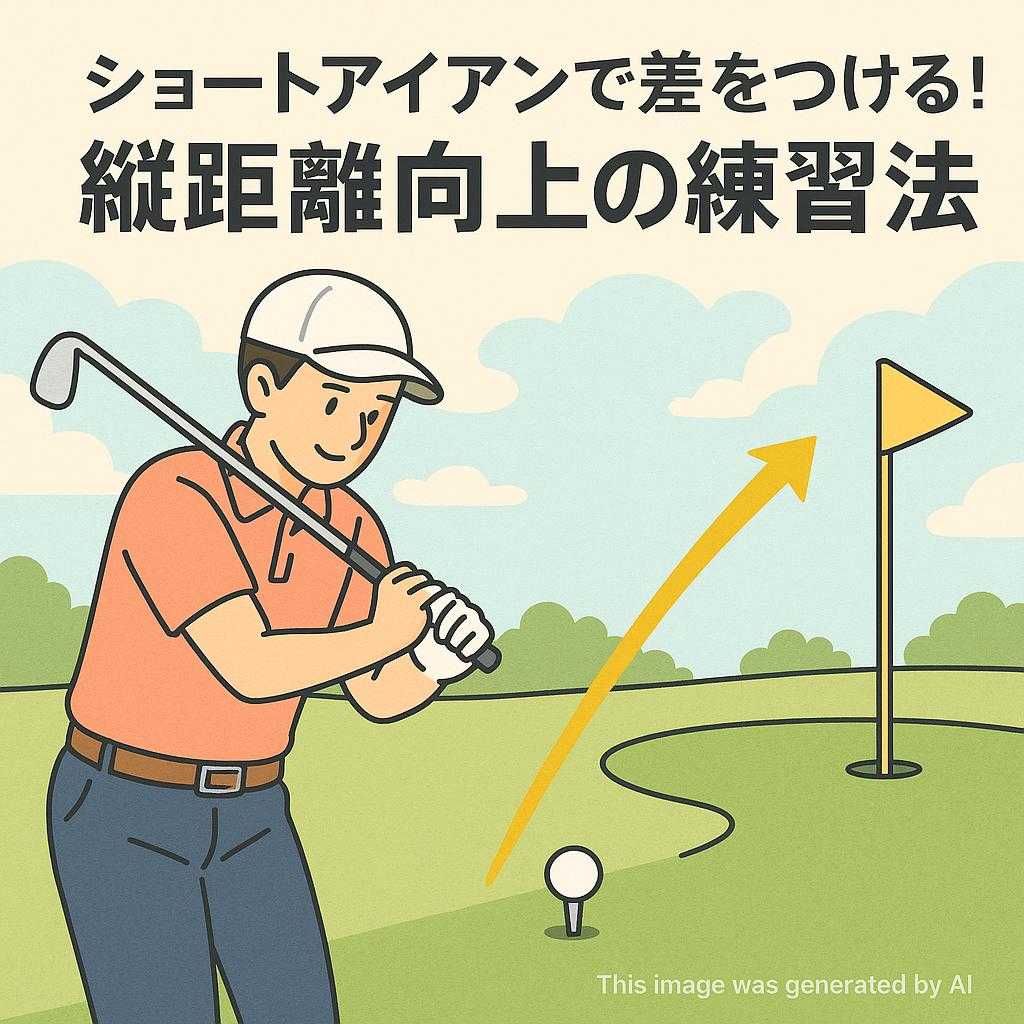 ショートアイアンで差をつける！縦距離向上の練習法