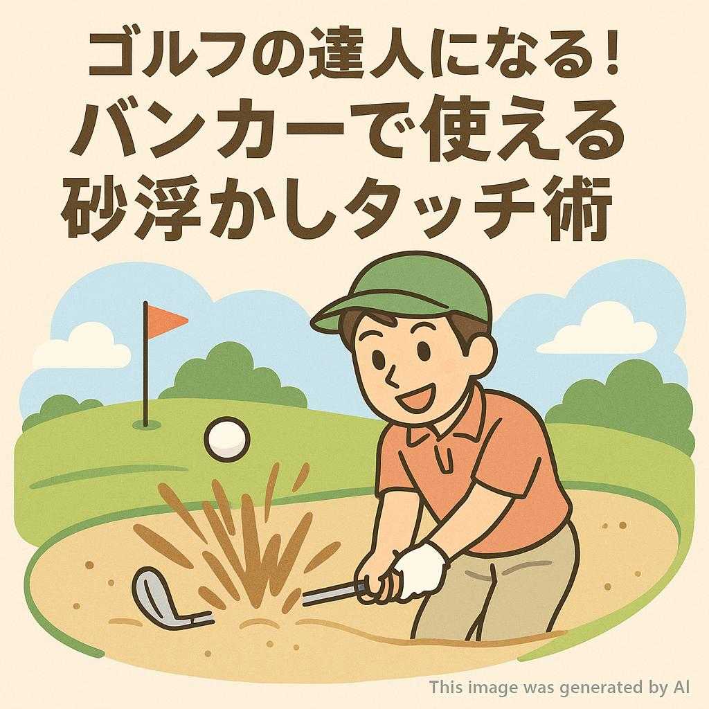 ゴルフの達人になる！バンカーで使える砂浮かしタッチ術